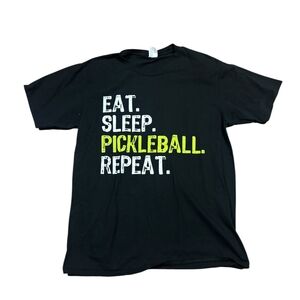 Port & Company Pickleball Graphic Tee | Black | Size L